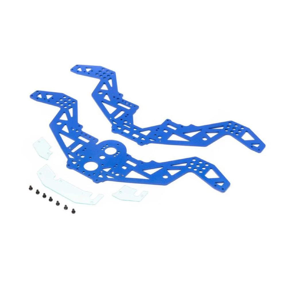 Losi LOS211053 Chassis Plate Set Blue Mini LMT
