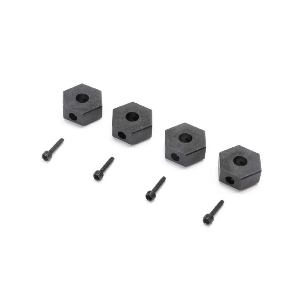Losi LOS212050 12mm Wheel Hex and Screwpin 4pcs Mini LMT