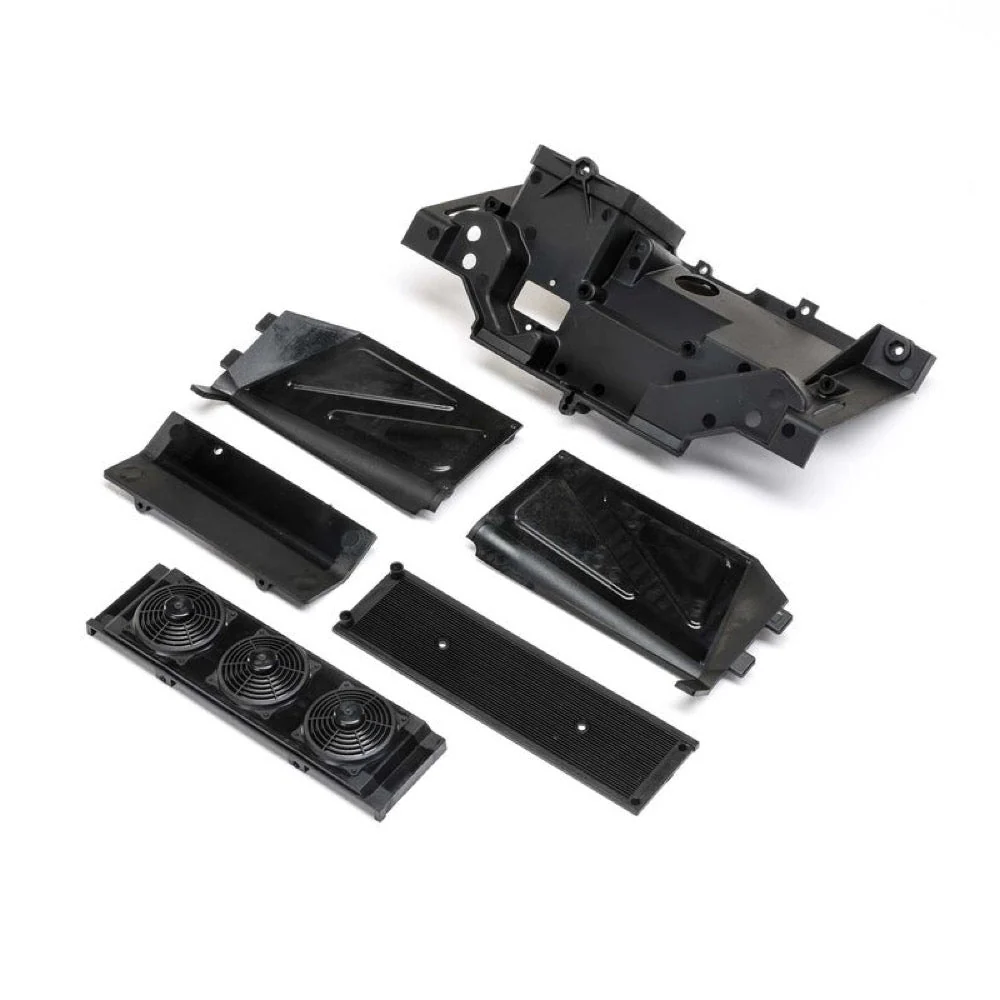 Losi LOS231109 Rear Bulkhead Fan Panel and Mud Guard Baja Rey 2.0