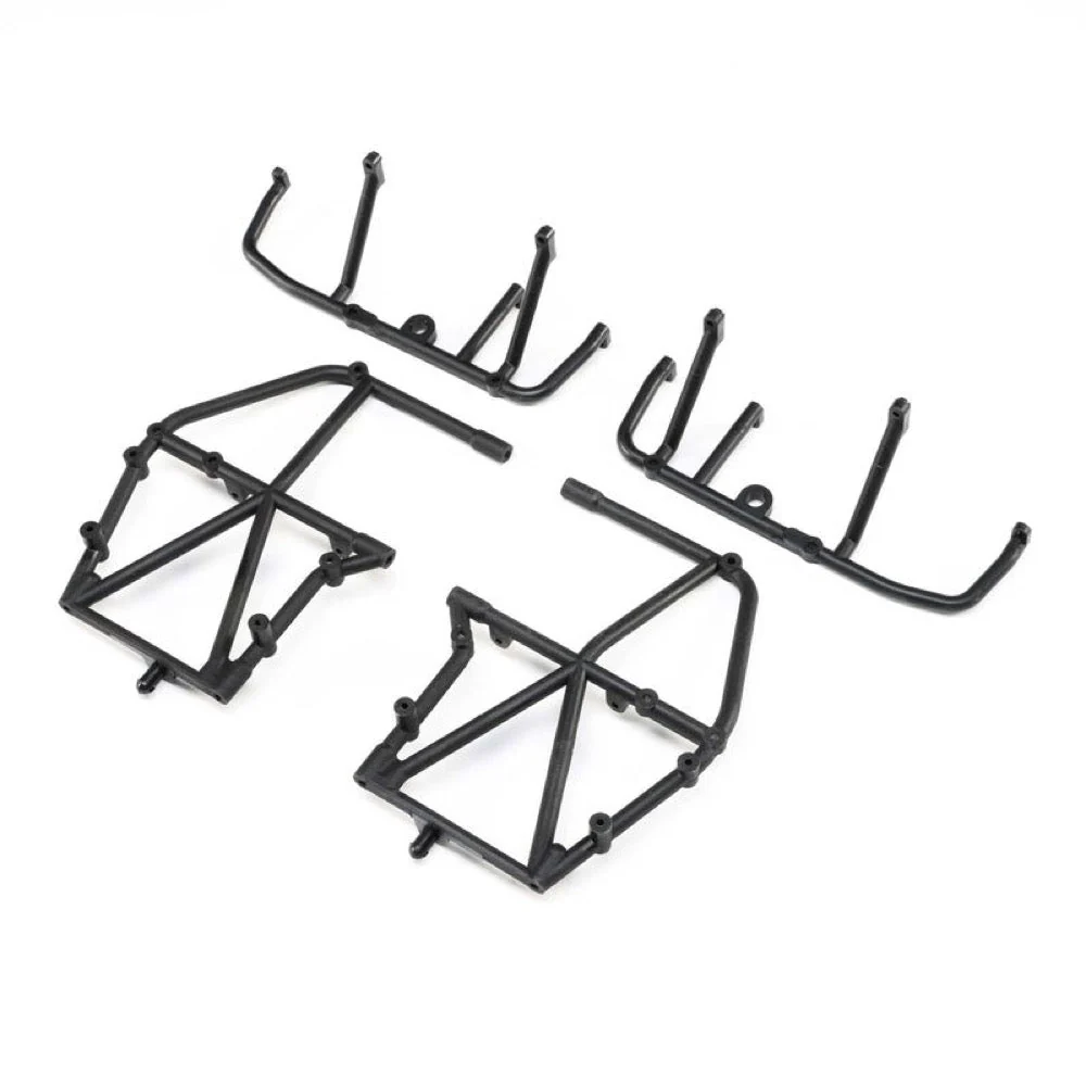 Losi LOS241040 Black Side Cage and Lower Bar LMT
