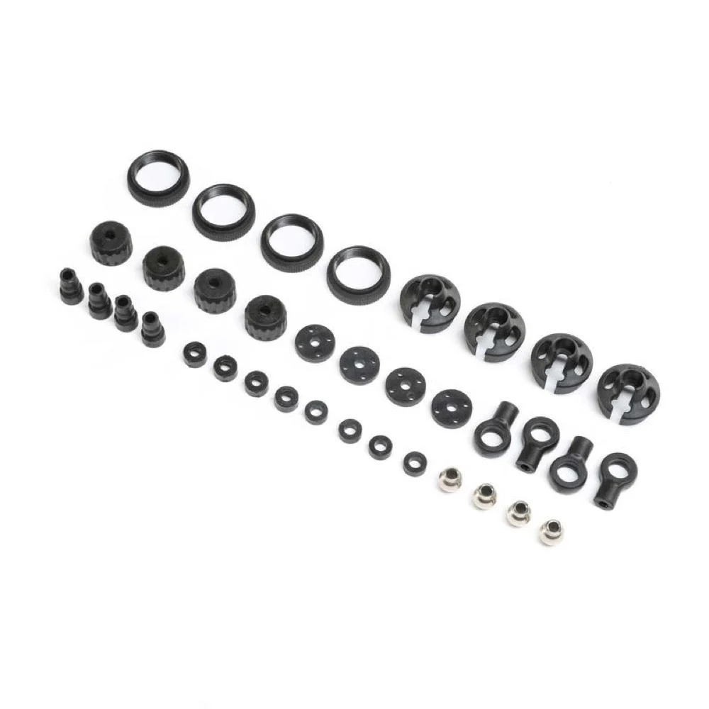 Losi LOS243014 Shock Plastics and Balls 4pcs LMT
