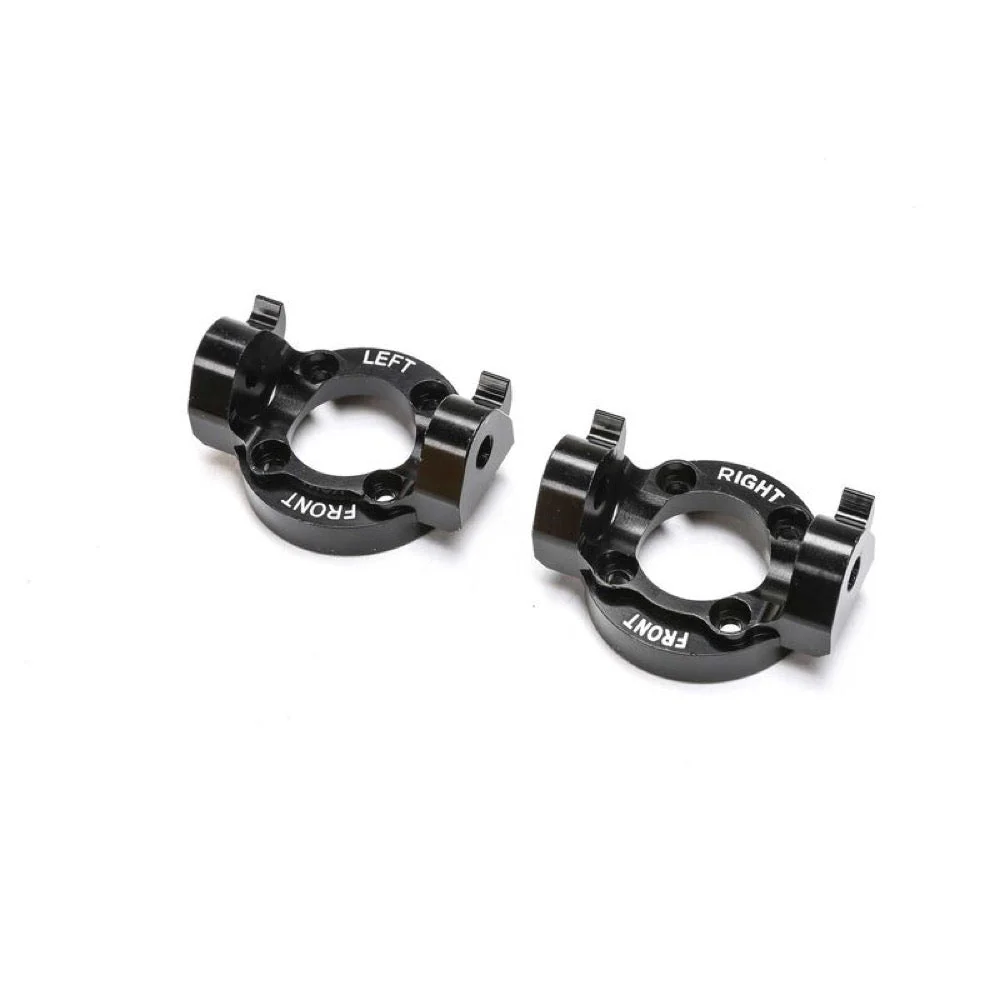 Losi LOS244016 Black Aluminium 5 Deg Spindle Carrier Pair LMT Tuned LMT