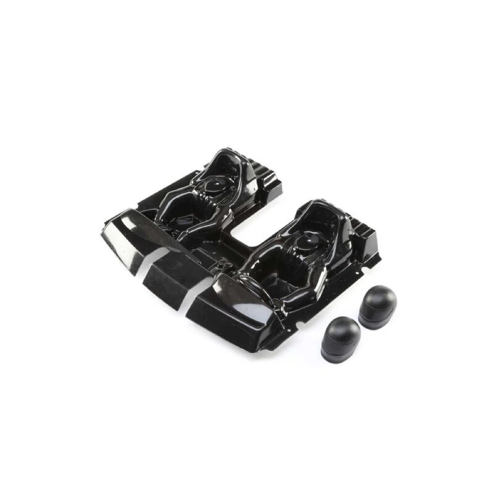 Losi LOS250023 Interior with helmets Clear Super Baja Rey