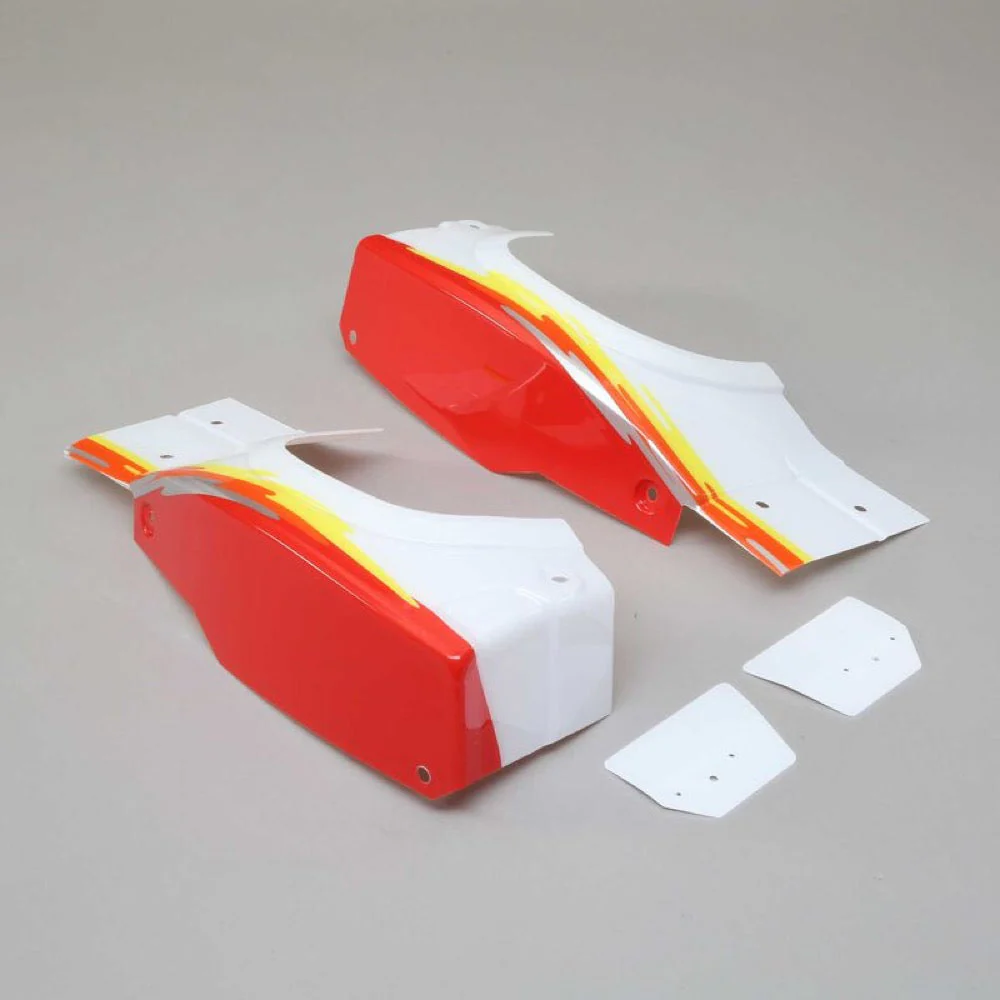 Losi LOS250029 L/R Rear Fender Set Red Super Baja Rey Clearance