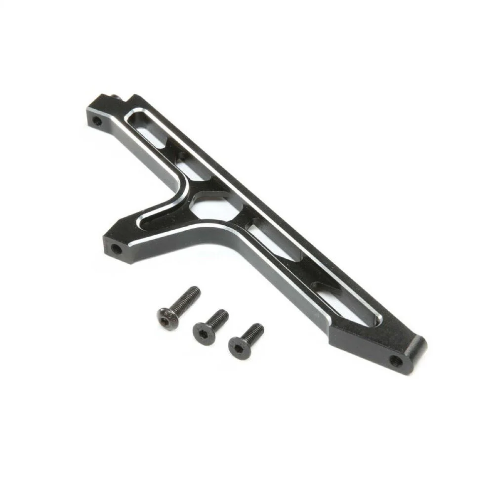 Losi LOS351016 Chassis Brace Front Aluminum Black DBXL-E 2.0