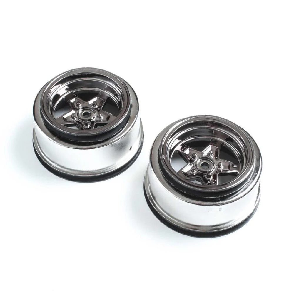 Losi LOS43050 Black Chrome Rear Wheel 2pcs 22S Drag