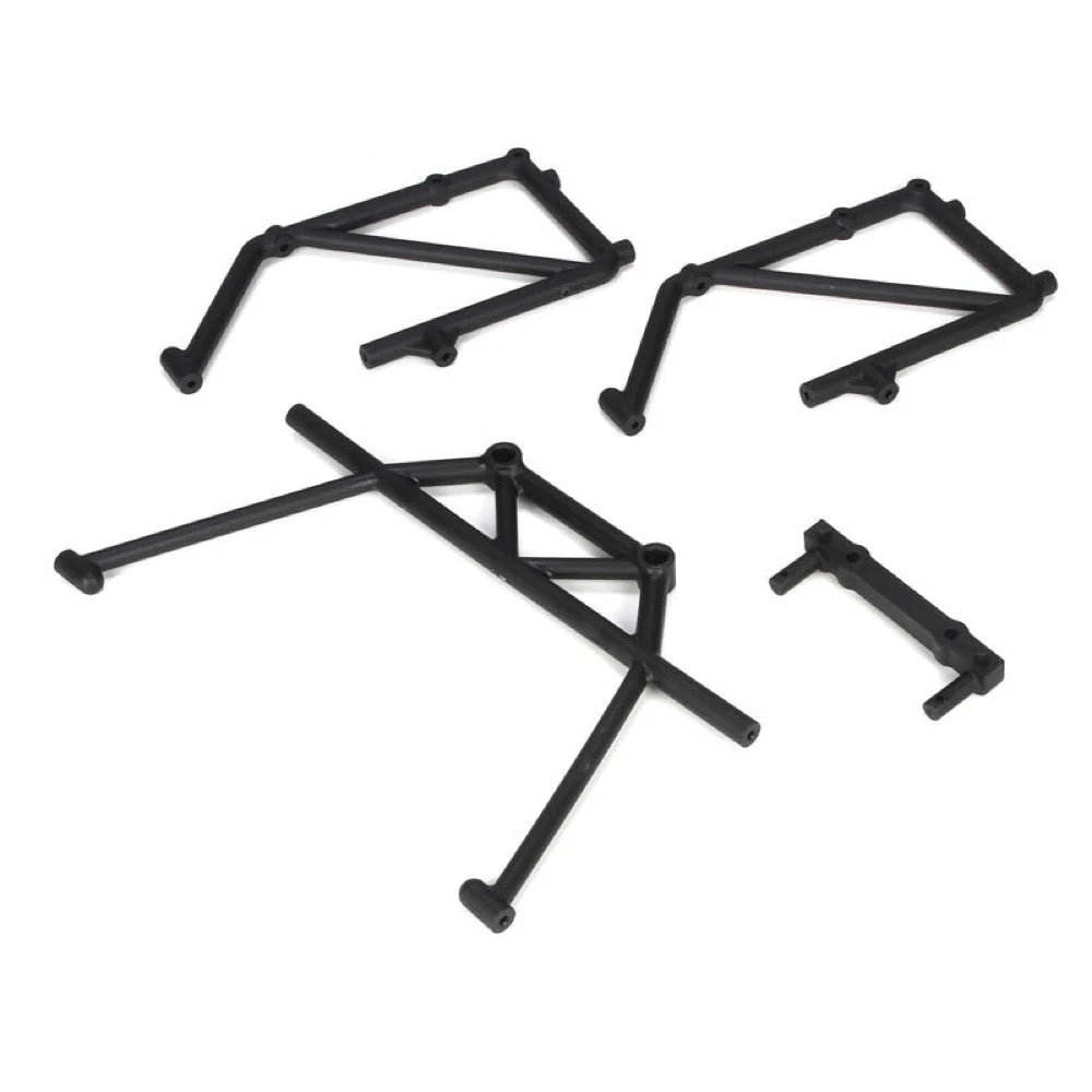 Losi LOSB2580 Rear Cage Mount and Fender Brace Set 4pcs 5TT