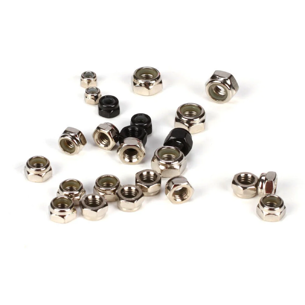 Losi LOSB6590 Lock Nut Asst. 3456MM (24) 5IVE-T