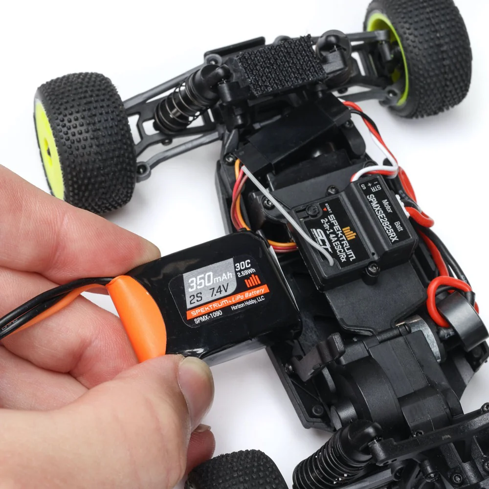 Losi Micro-T 1/28 2WD RC Stadium Truck (Silver) LOS-1392T2 - Image 15