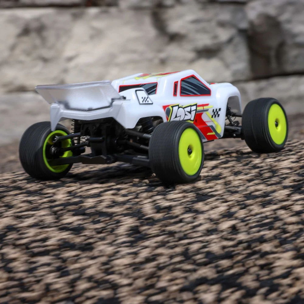 Losi Micro-T 1/28 2WD RC Stadium Truck (White) LOS-1392T1 - Image 20