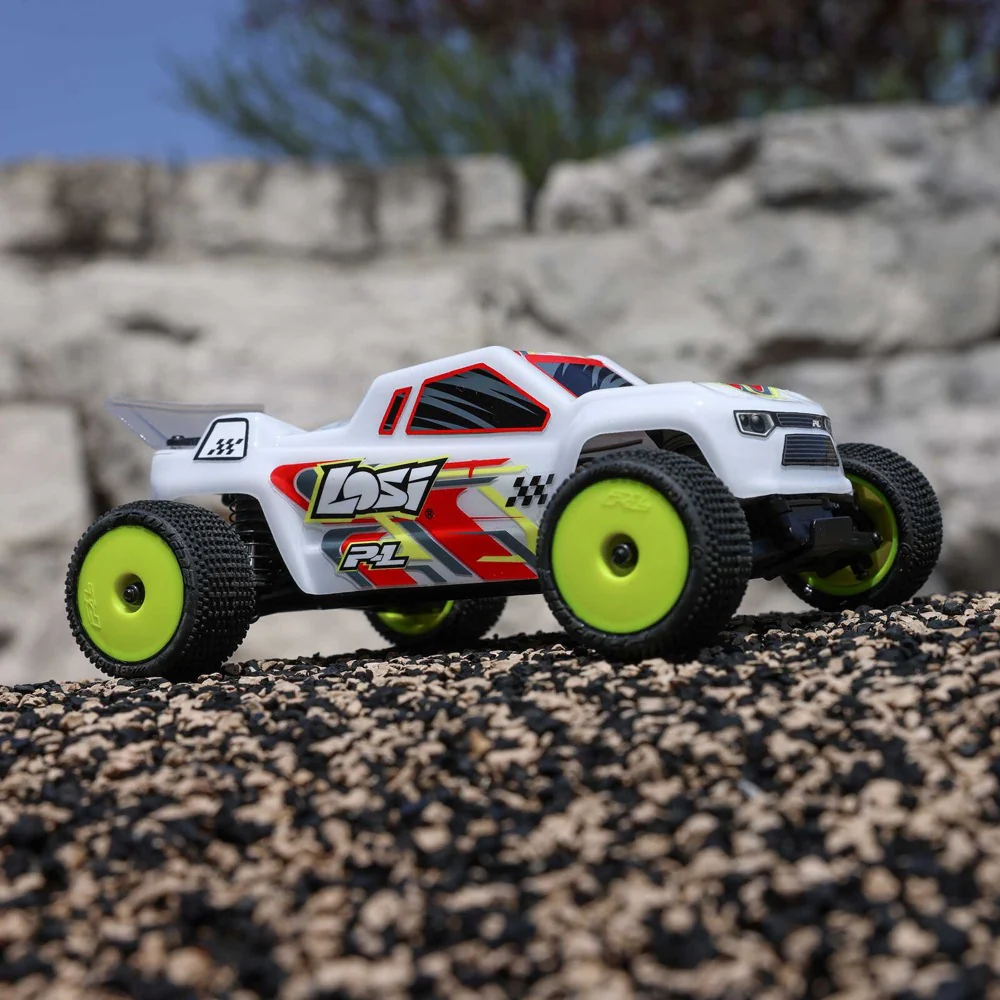 Losi Micro-T 1/28 2WD RC Stadium Truck (White) LOS-1392T1 - Image 21