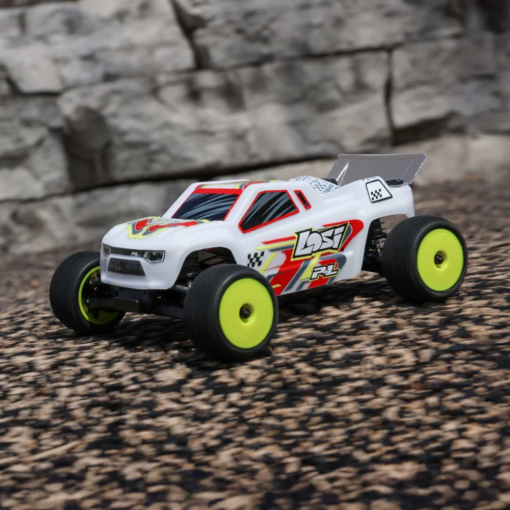 Losi Micro-T 1/28 2WD RC Stadium Truck (White) LOS-1392T1 - Image 23