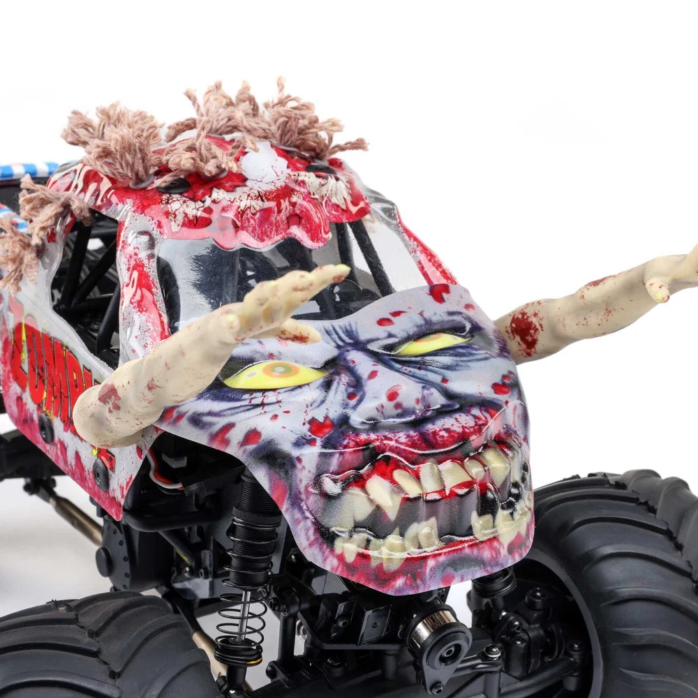 Losi Mini LMT Zombie 1/18 4x4 Monster Jam Truck RTR LOS01026T4 - Image 16