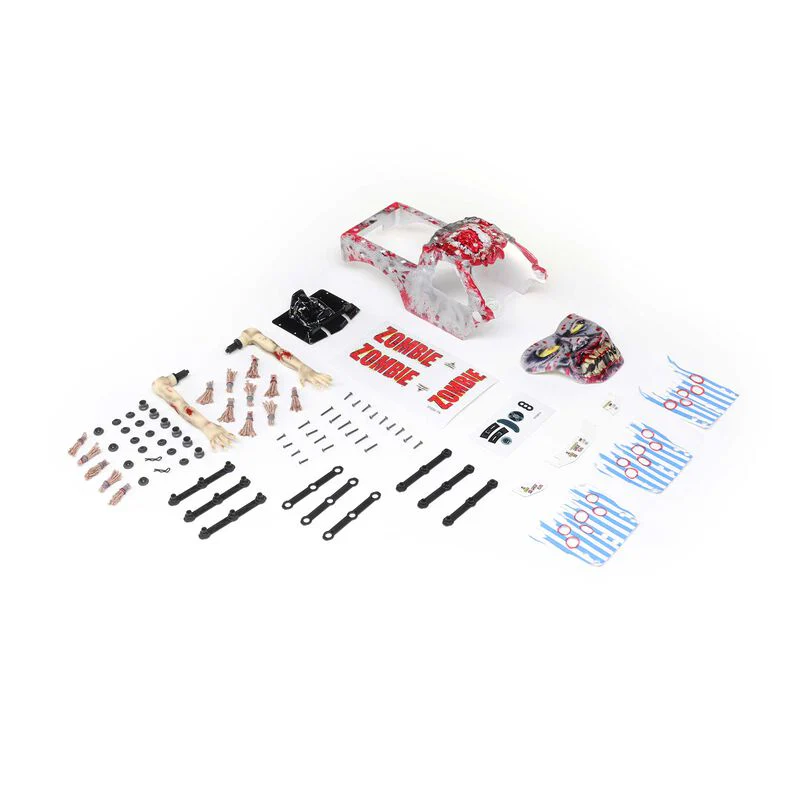 Losi Painted Body Set, Mini LMT Zombie