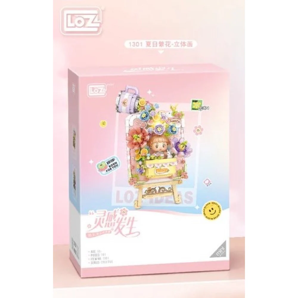 Loz 1301 Summer Flower Frame - Image 2