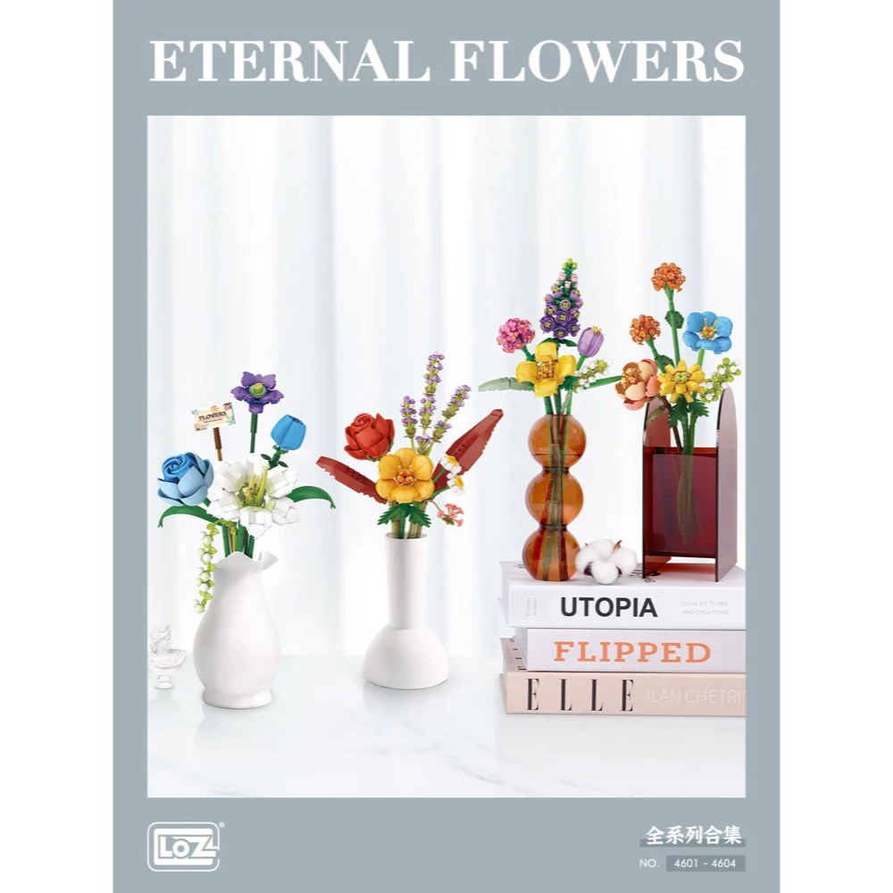 Loz 4602 Eternal Flowers Blue Rose - Image 3