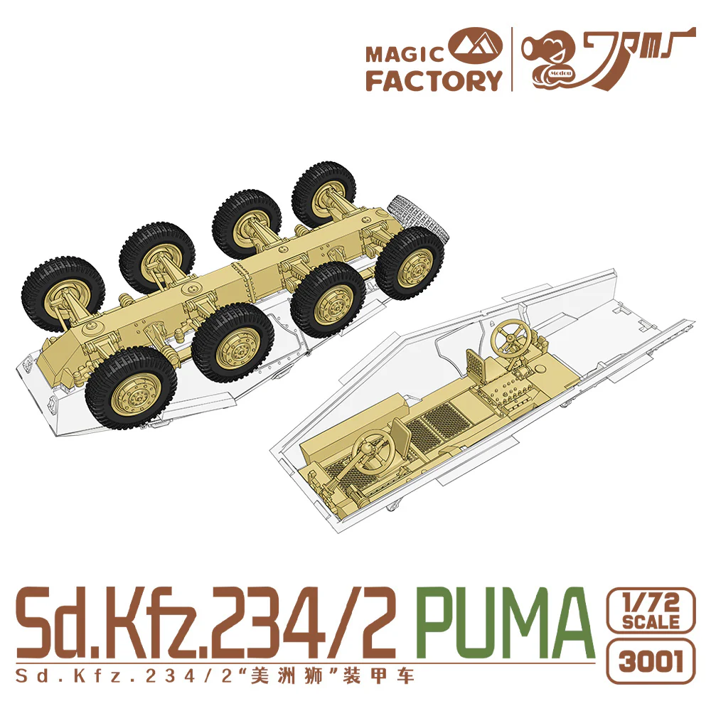 Magic Factory 3001 1/72 Sd.Kfz.234/2 Puma - Image 4