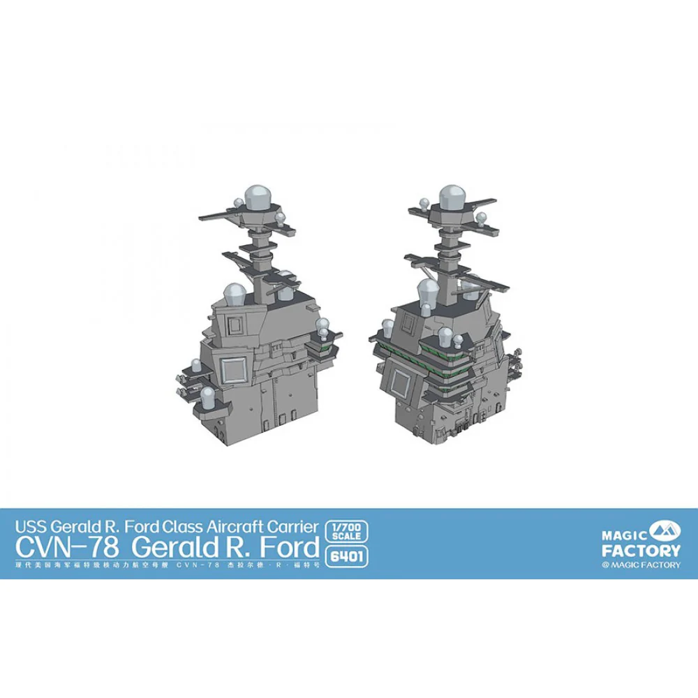 Magic Factory 6401 1/700 USS Gerald R. Ford CVN-78 Aircraft Carrier - Image 2