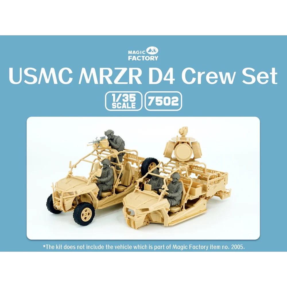 Magic Factory 7502 1/35 USMC MRZR D4 Crew Set - Image 6