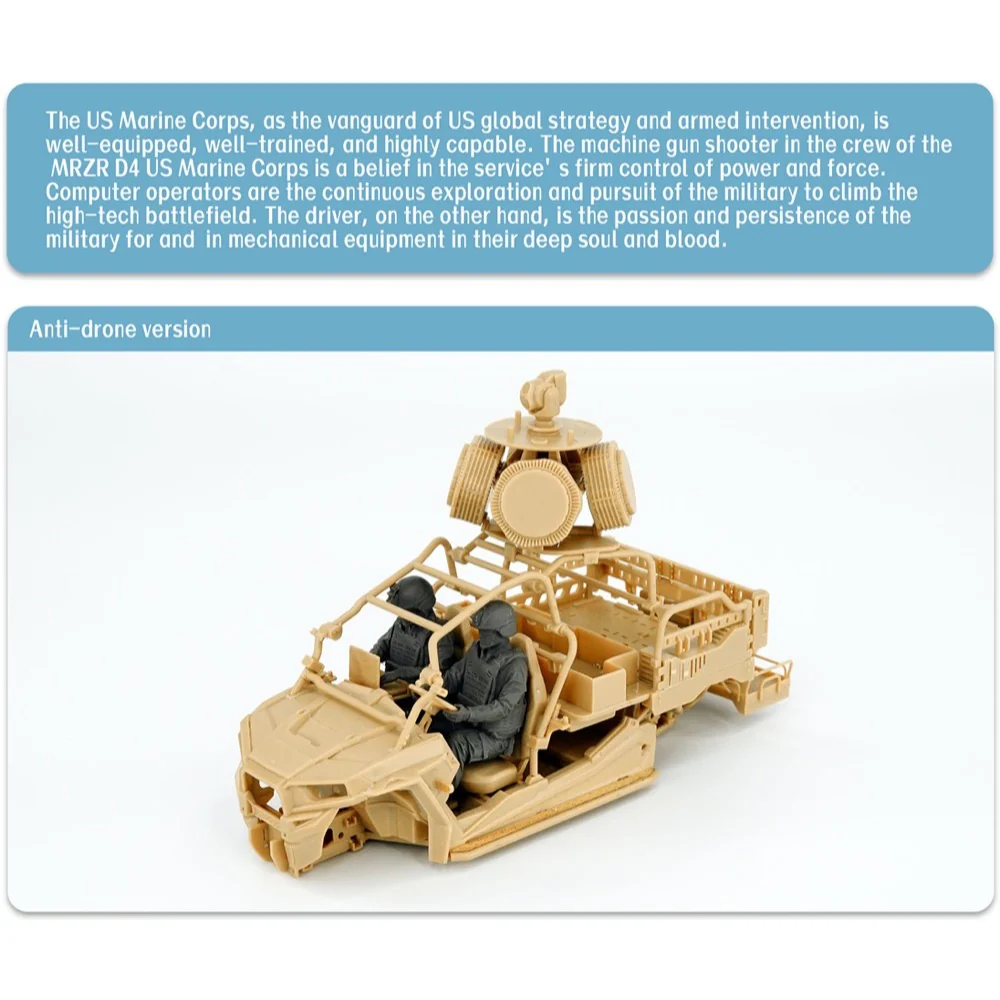 Magic Factory 7502 1/35 USMC MRZR D4 Crew Set - Image 7