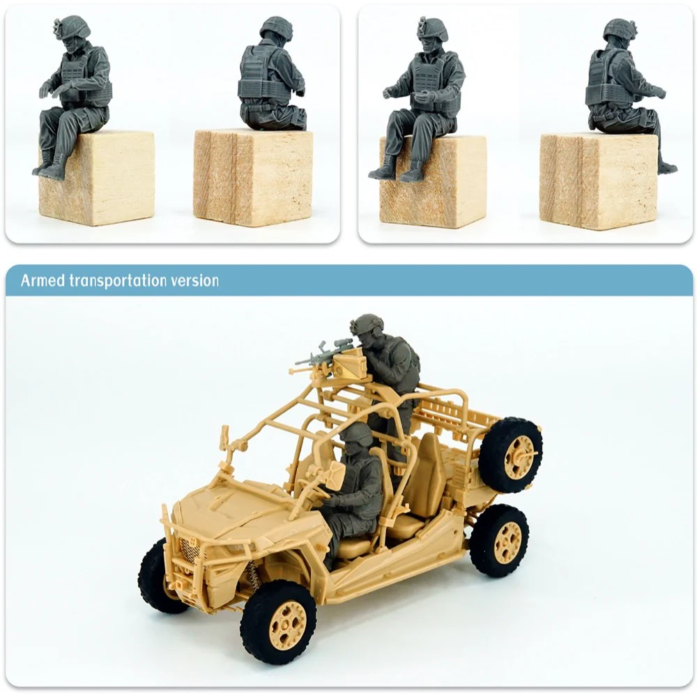 Magic Factory 7502 1/35 USMC MRZR D4 Crew Set - Image 8