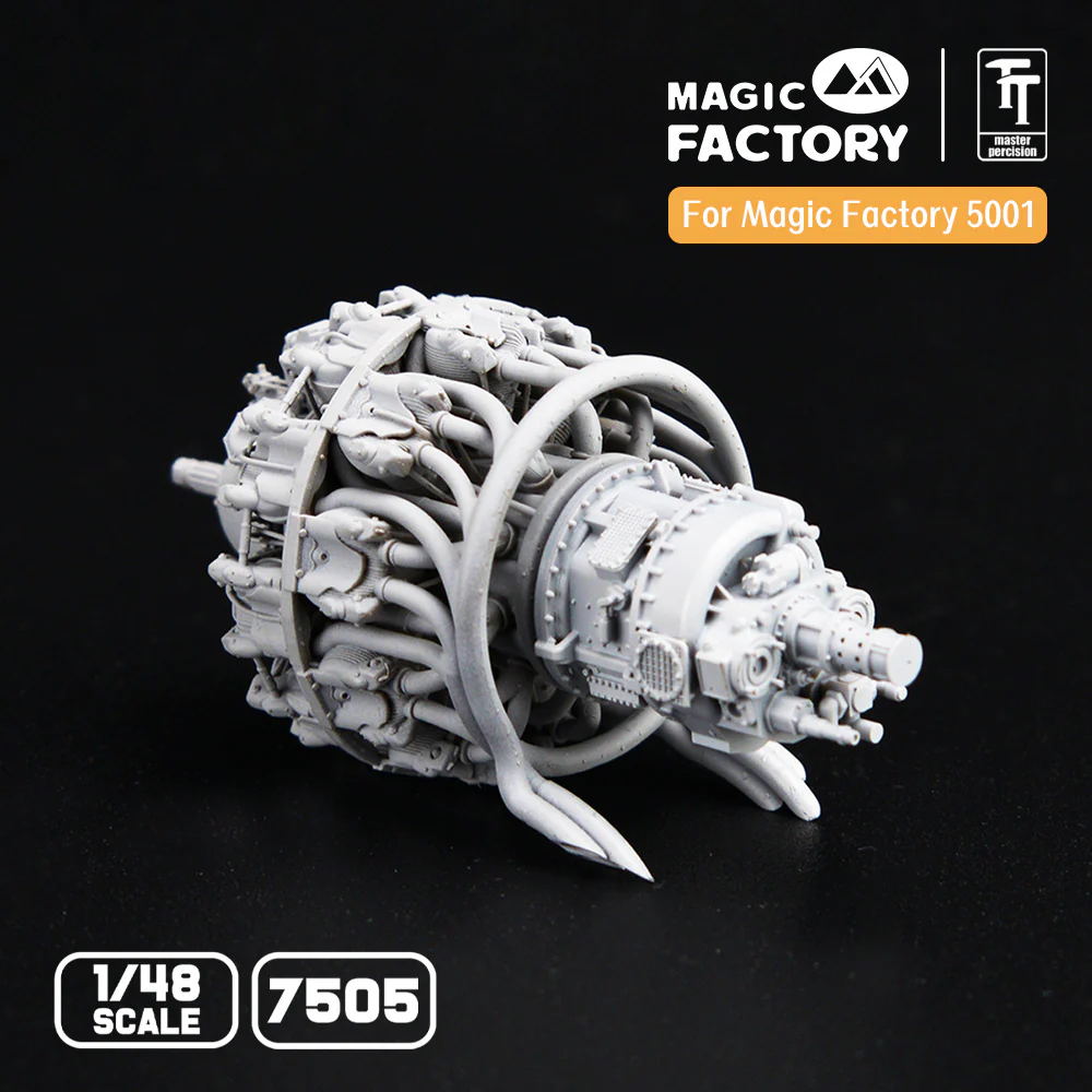 Magic Factory 7505 1/48 P&W R-2800 Engine Separate Display Version - Image 3
