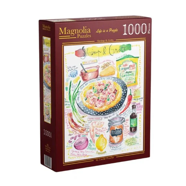 Magnolia 3312 Shrimp & Grits Lucile Prache 1000pc Jigsaw Puzzle