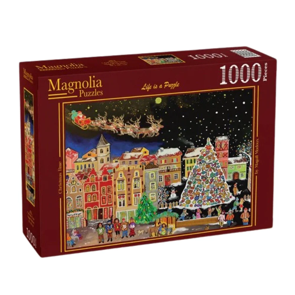 Magnolia 4104 Christmas Time Magali Modoux 1000pc Jigsaw Puzzle