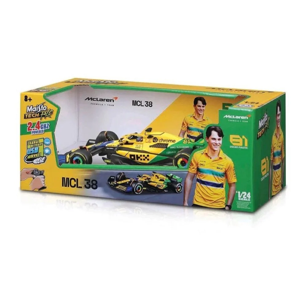 Maisto 82359P 1/24 RC F-1 McLaren MCL38 Piastri No.81 Monaco GP - Image 2
