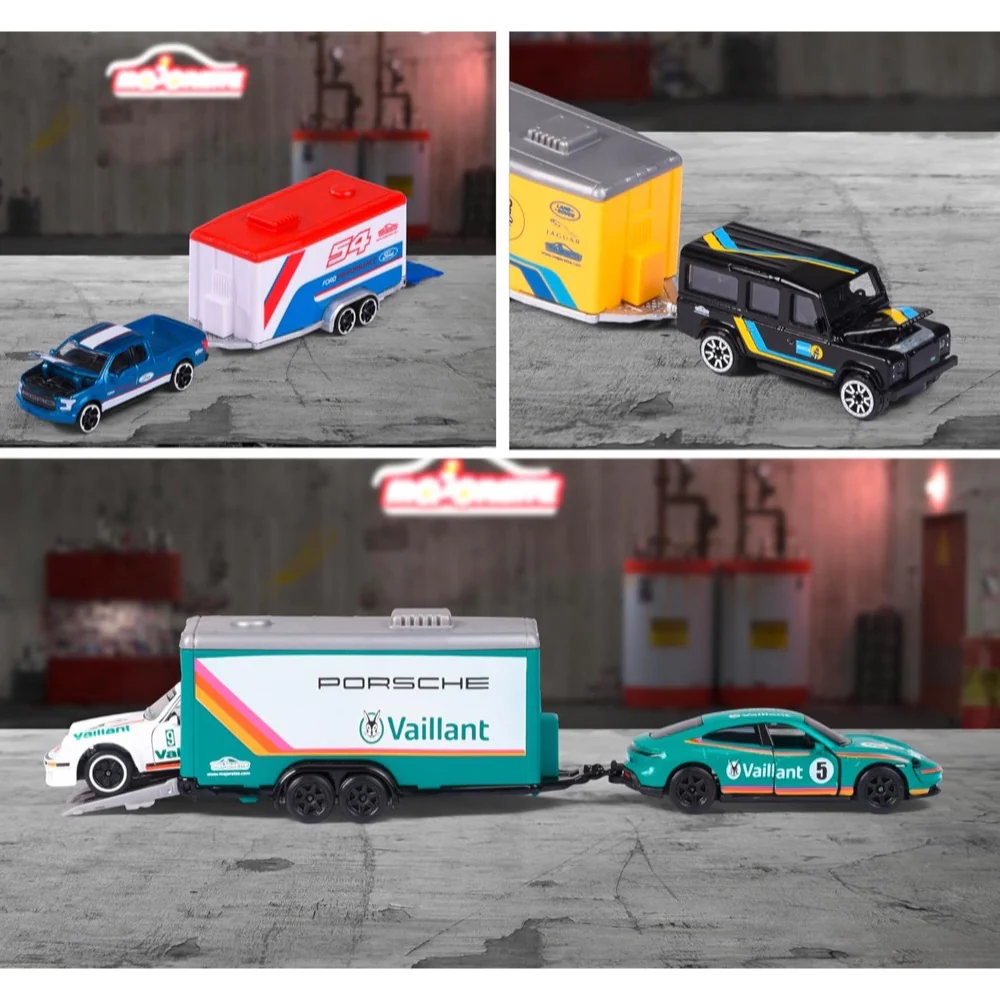 Majorette 76996 Racing Deluxe Trailer 4 Assorted 1pc - Image 5