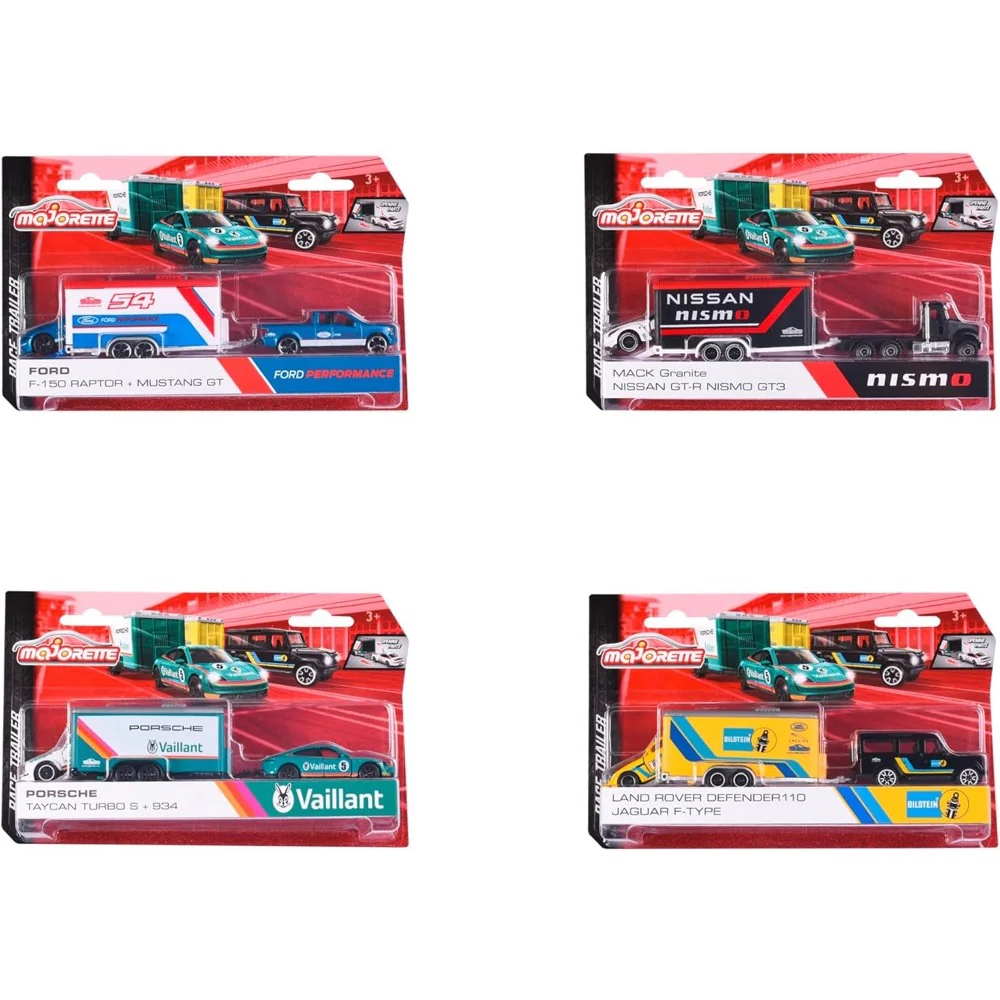 Majorette 76996 Racing Deluxe Trailer 4 Assorted 1pc - Image 7