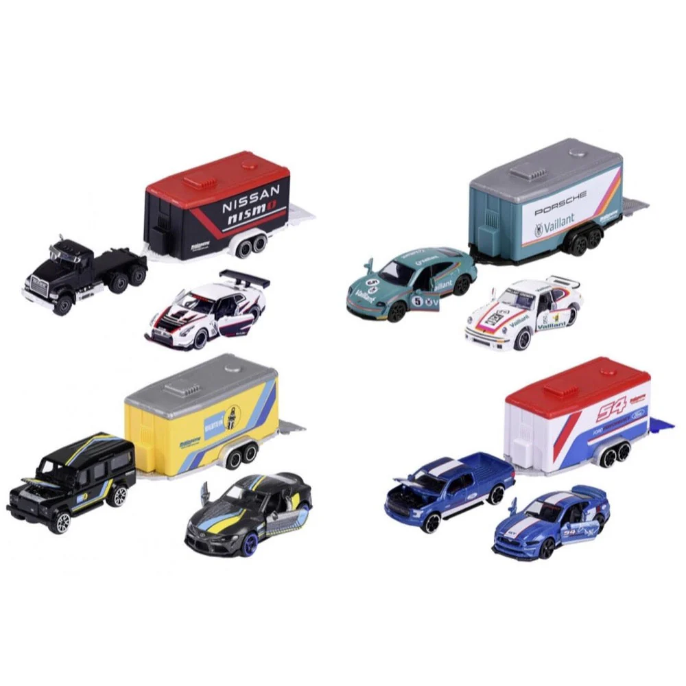 Majorette 76996 Racing Deluxe Trailer 4 Assorted 1pc - Image 9