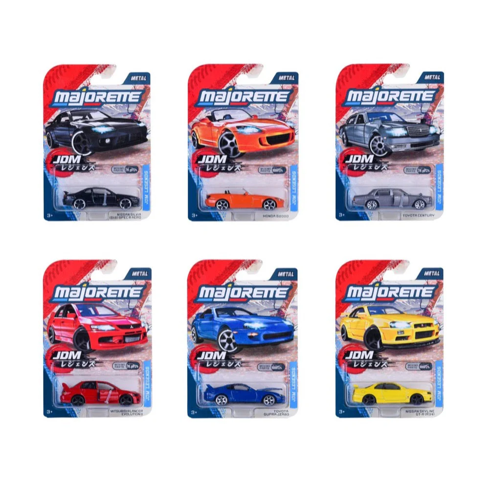 Majorette 77252 JDM Legends Premium Cars 6 Assorted 1pc - Image 2