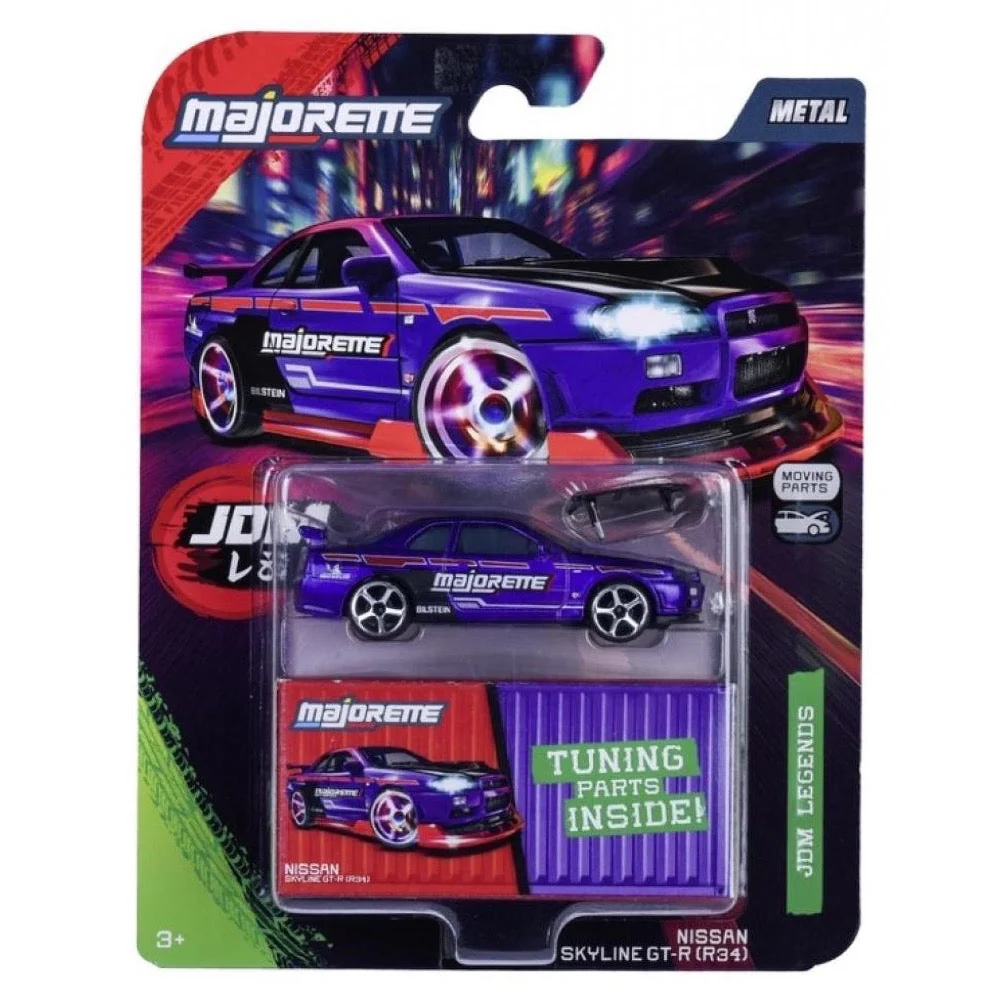 Majorette 77351 JDM Legends Deluxe Cars 6 Assorted 1pc - Image 2