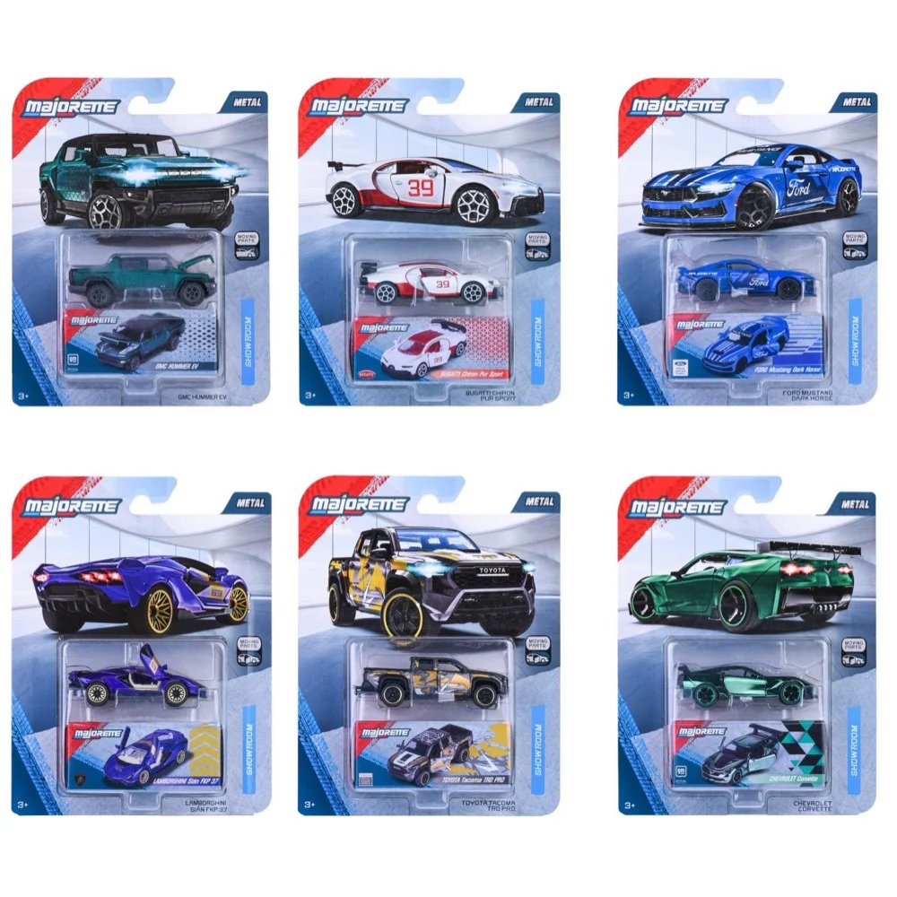 Majorette 77443 Showroom Deluxe Cars 6 Assorted 1pc - Image 6