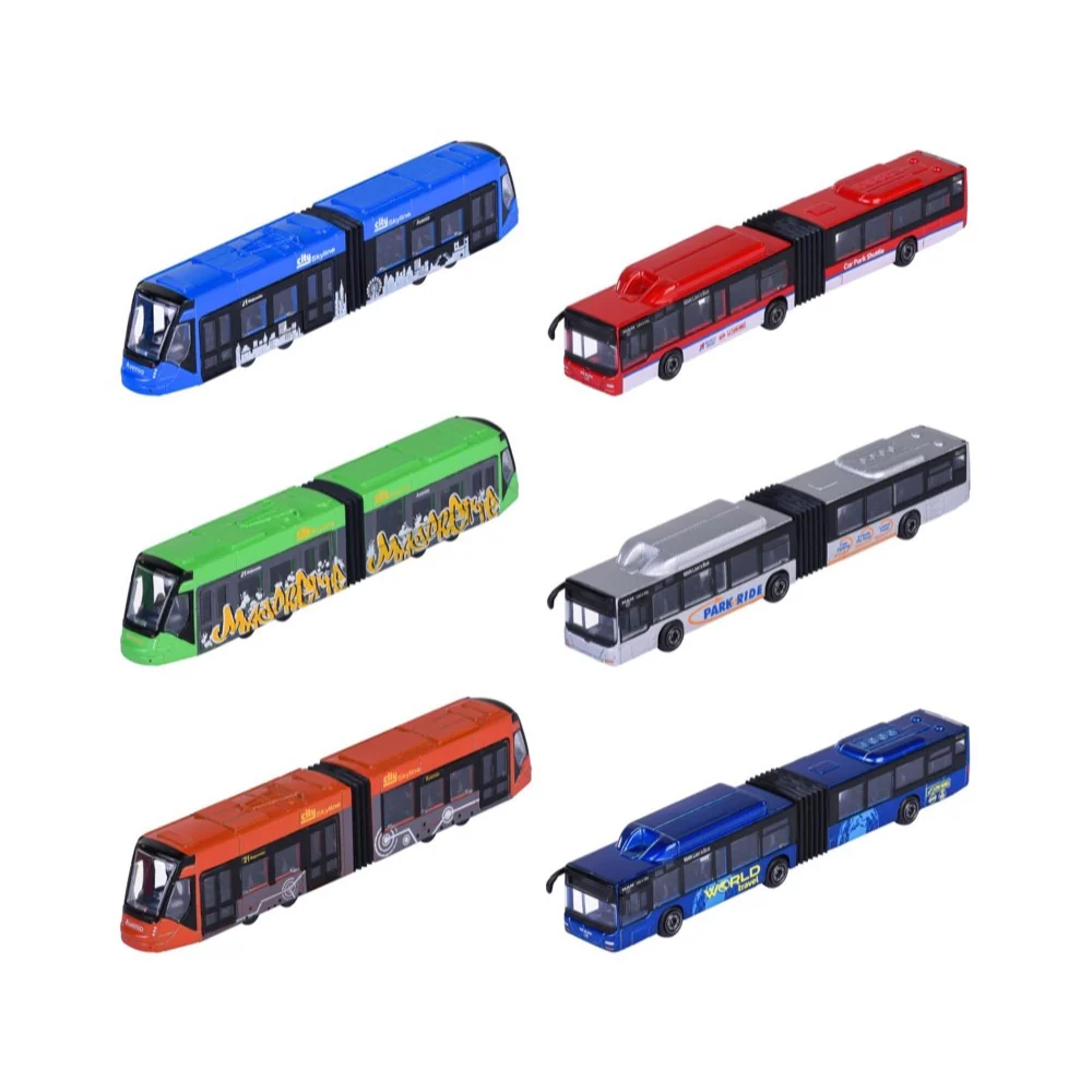 Majorette 77528 Siemens Tram or Man Bus Assorted 1pc - Image 2