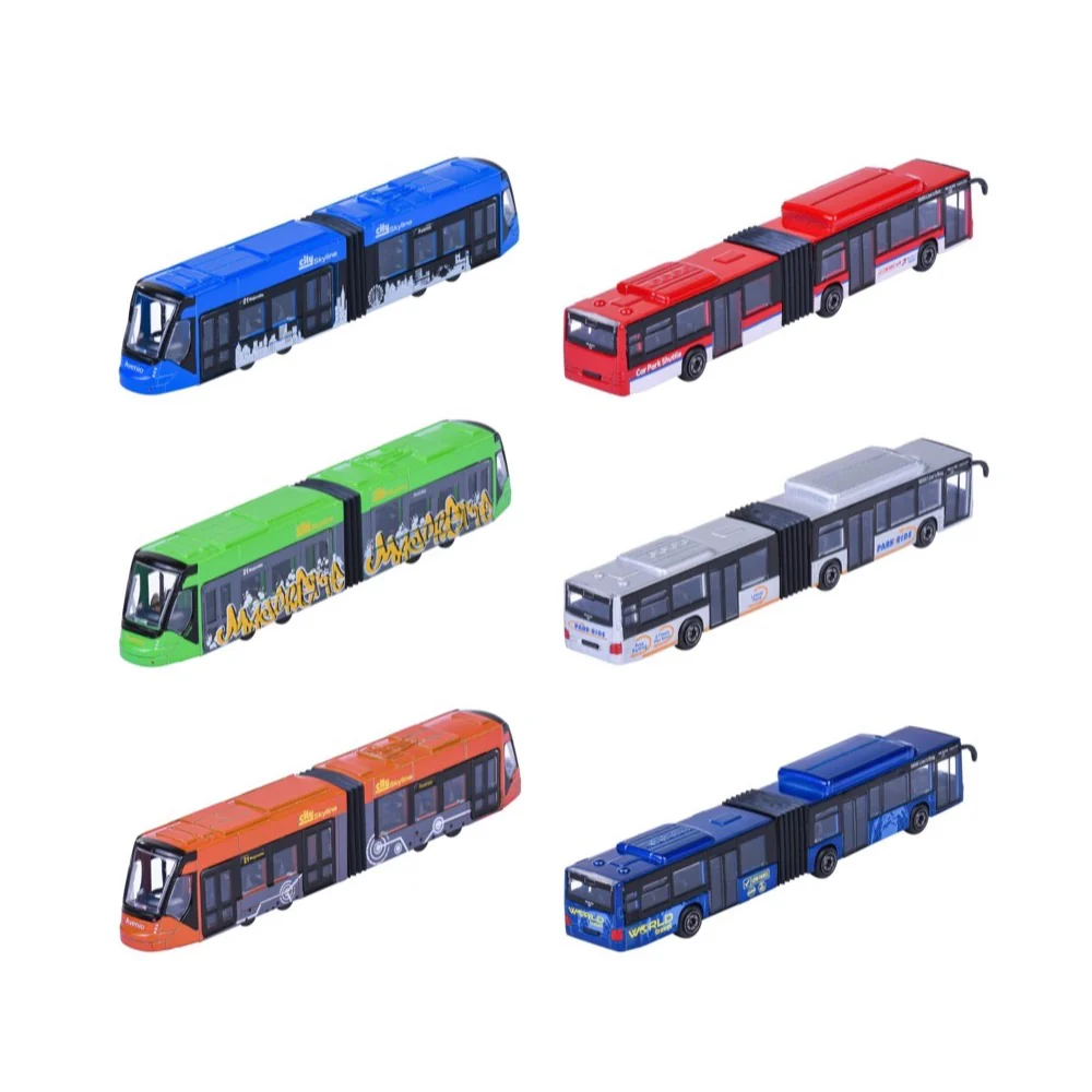 Majorette 77528 Siemens Tram or Man Bus Assorted 1pc - Image 3