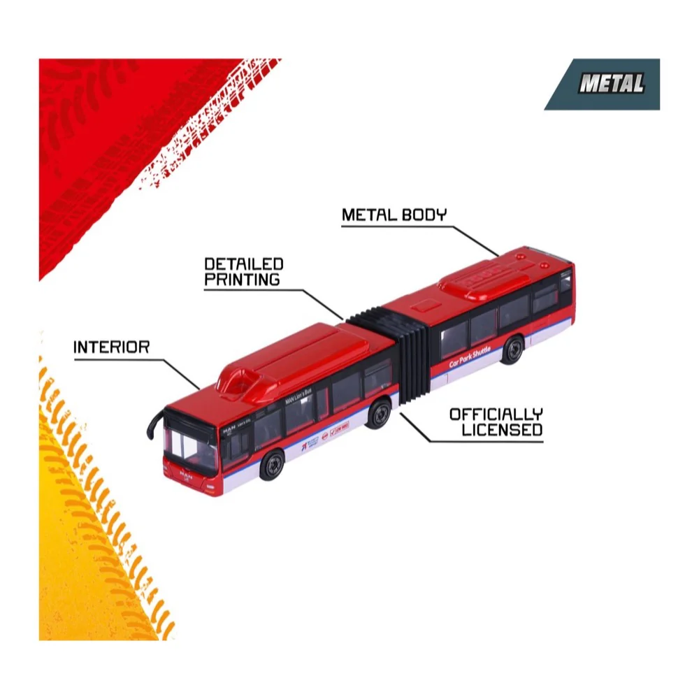 Majorette 77528 Siemens Tram or Man Bus Assorted 1pc - Image 5