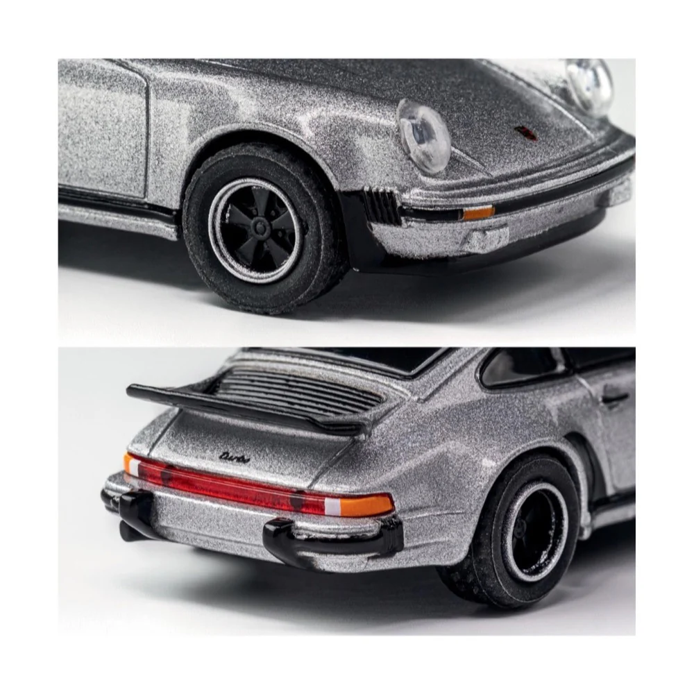 Majorette 78709 1/64 Porsche 930 1975 Turbo Silver - Image 5