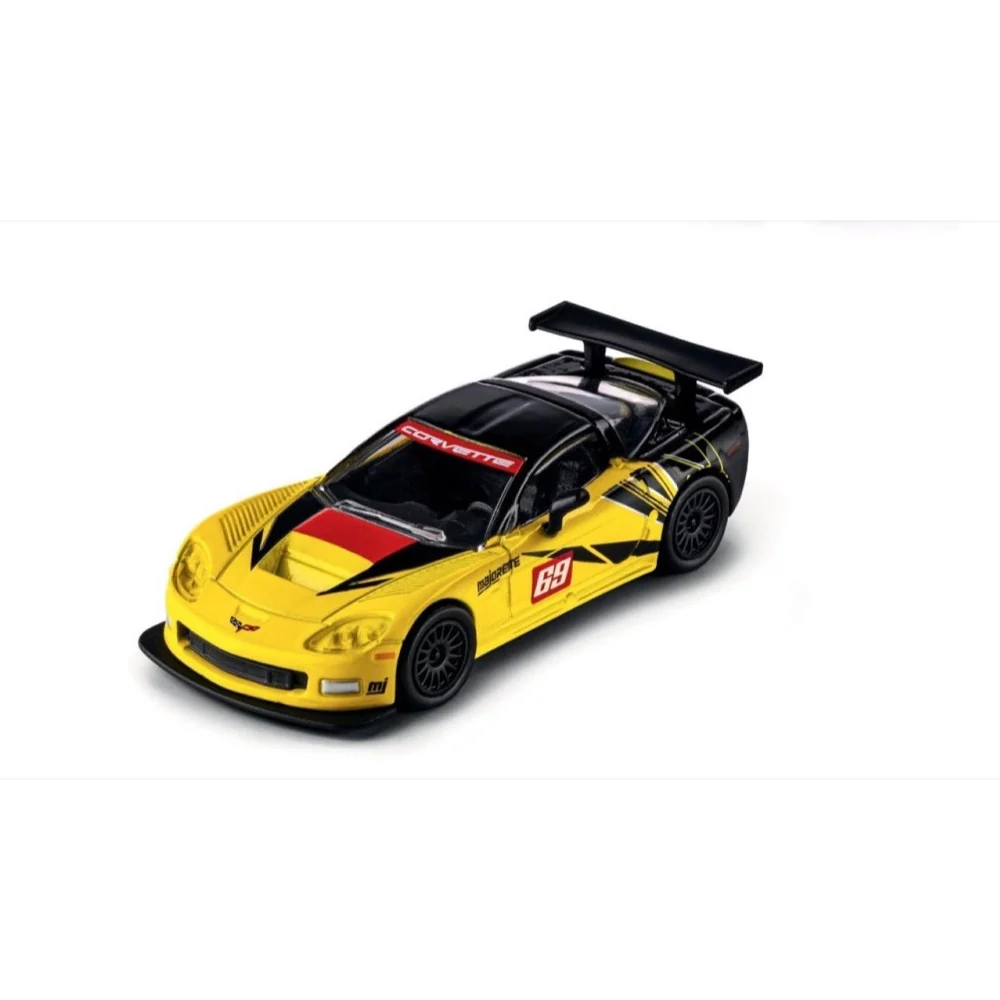 Majorette 78730 1/64 Chev Corvette C6R 2005 Yellow/Black - Image 3