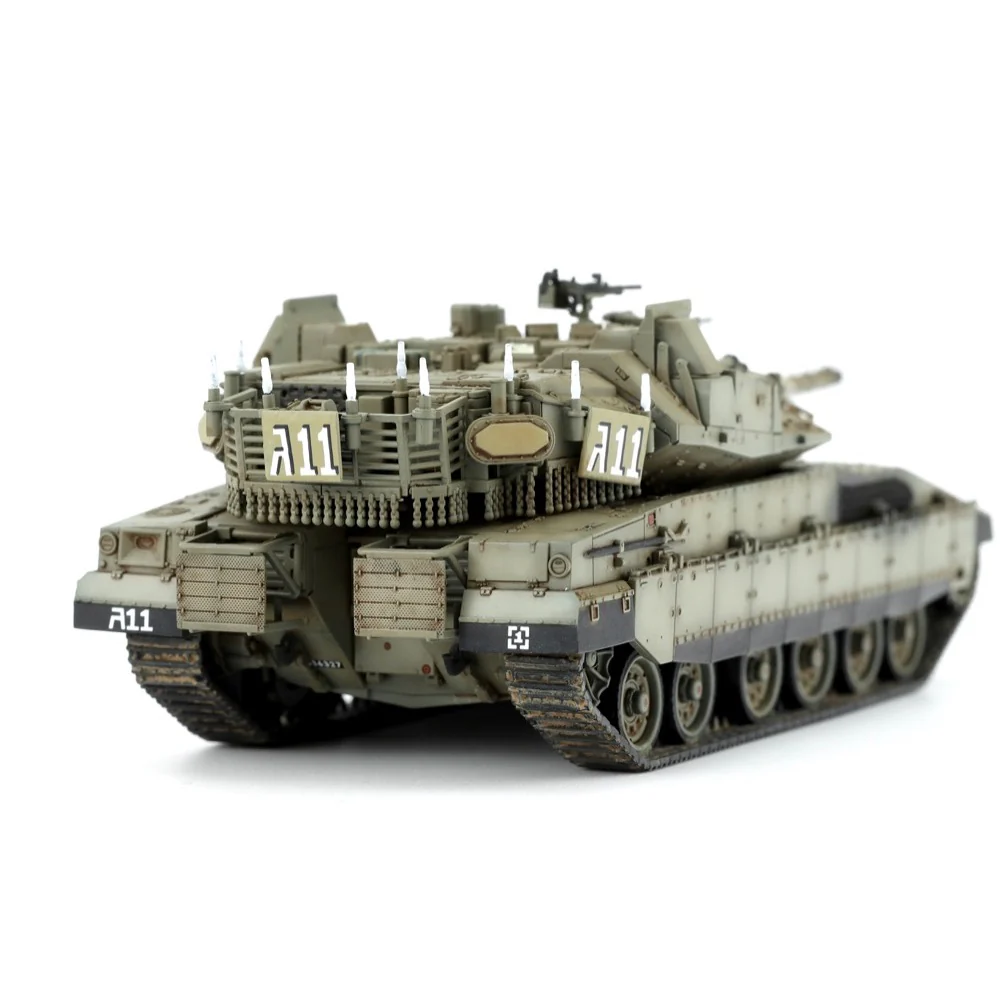 Meng 72-006 1/72 Israeli Main Battle Tank Merkava Mk.4M w/Trophy Active Protection System - Image 4