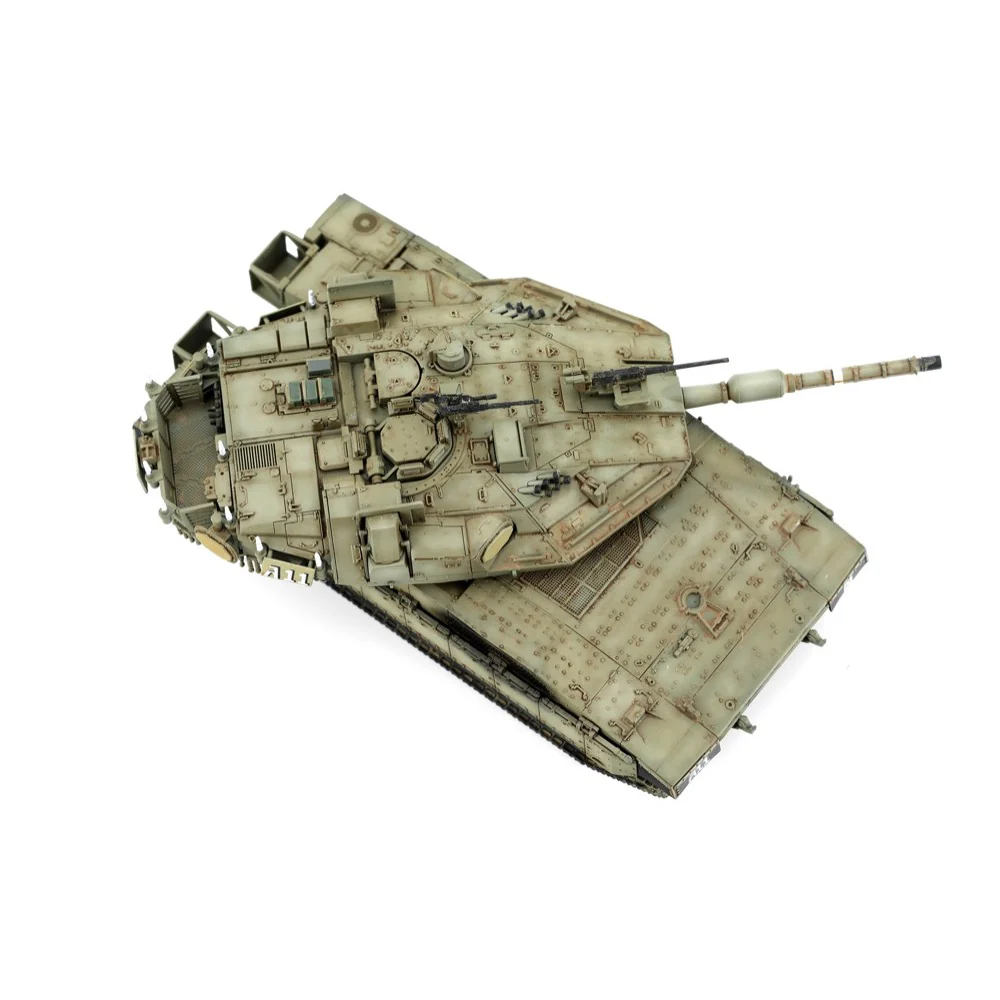 Meng 72-006 1/72 Israeli Main Battle Tank Merkava Mk.4M w/Trophy Active Protection System - Image 6