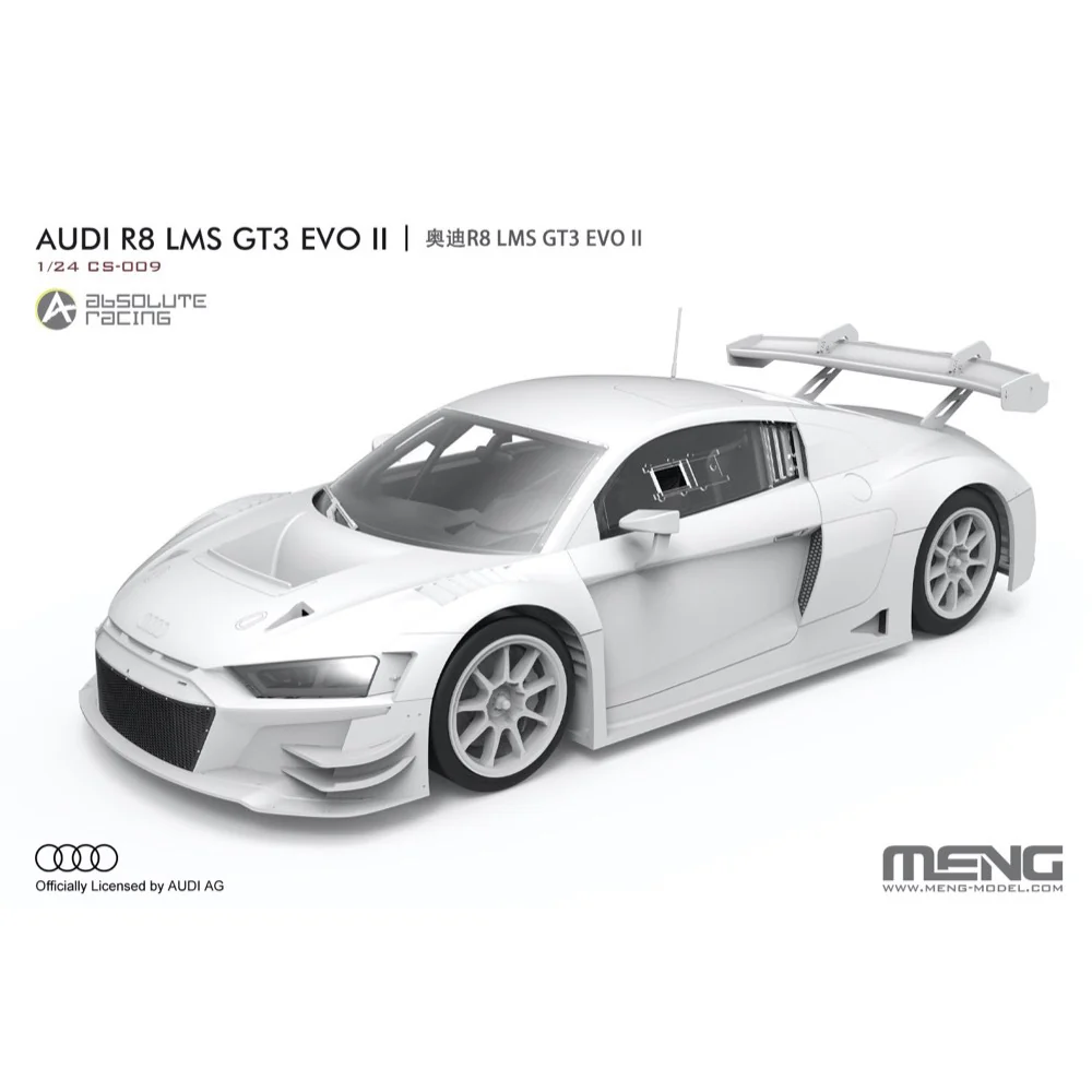 Meng CS-011 1/24 Audi R8 LMS GT3 EVO II B-Quik Absolute Racing - Image 5