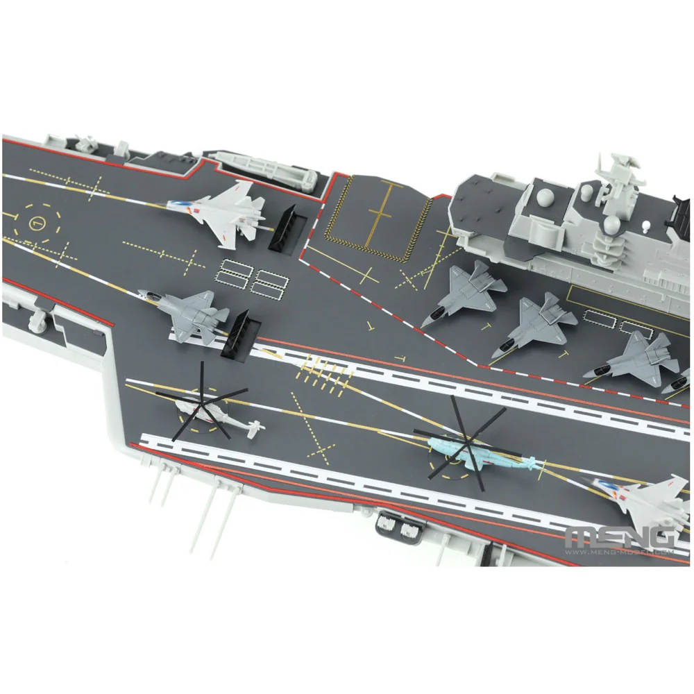 Meng PS-010s 1/700 Aircraft Carrier Liaoning Pre-colored Edition - Image 8