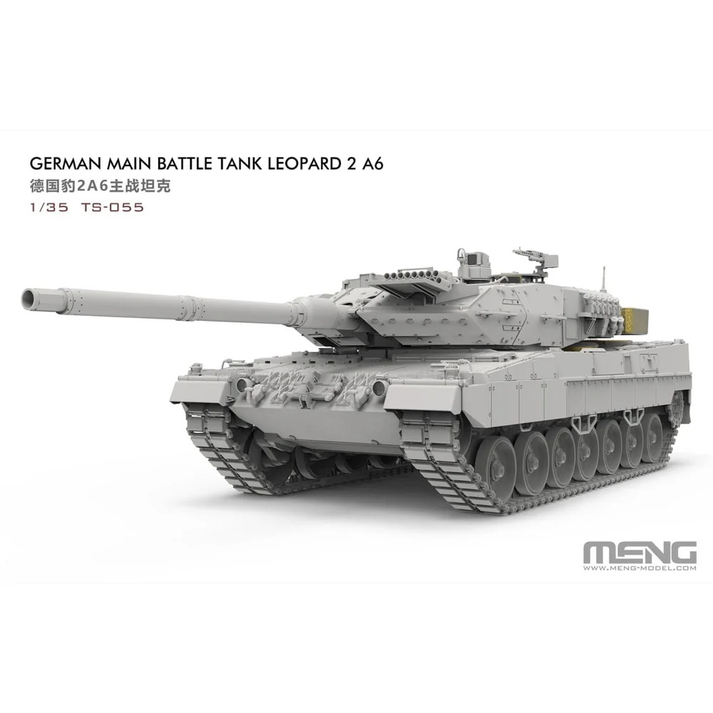 Meng TS-055 1/35 German Main Battle Tank Leopard 2A6 - Image 2