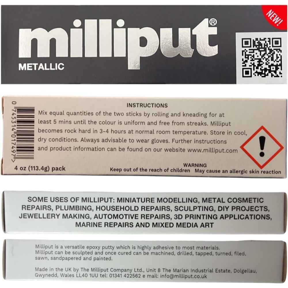 Milliput Metallic Two Part Epoxy Putty - Image 4