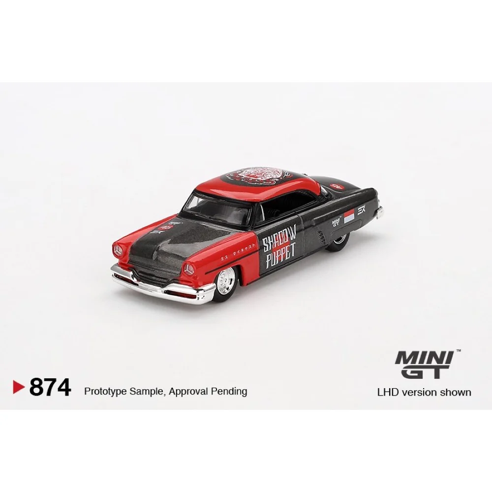 Mini GT 1/64 Lincoln Capri Hot Rod 1954 Shadow Puppet - Image 3