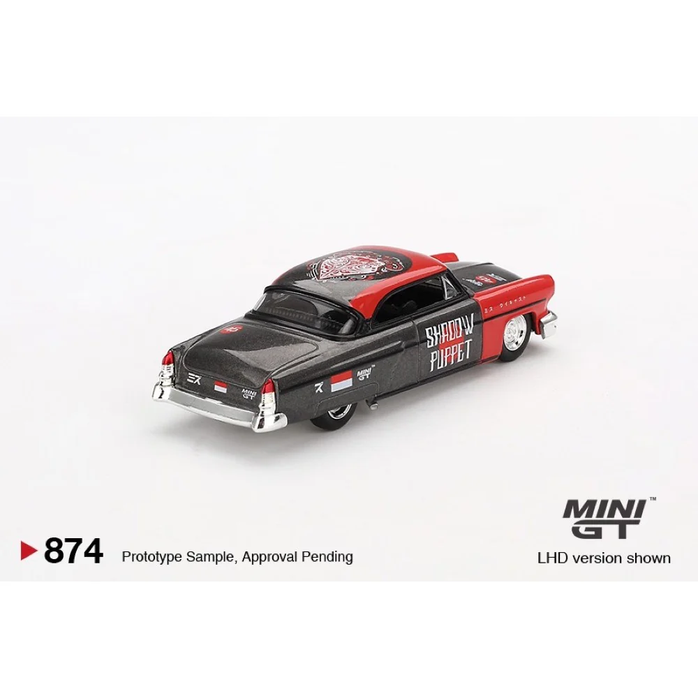 Mini GT 1/64 Lincoln Capri Hot Rod 1954 Shadow Puppet - Image 5