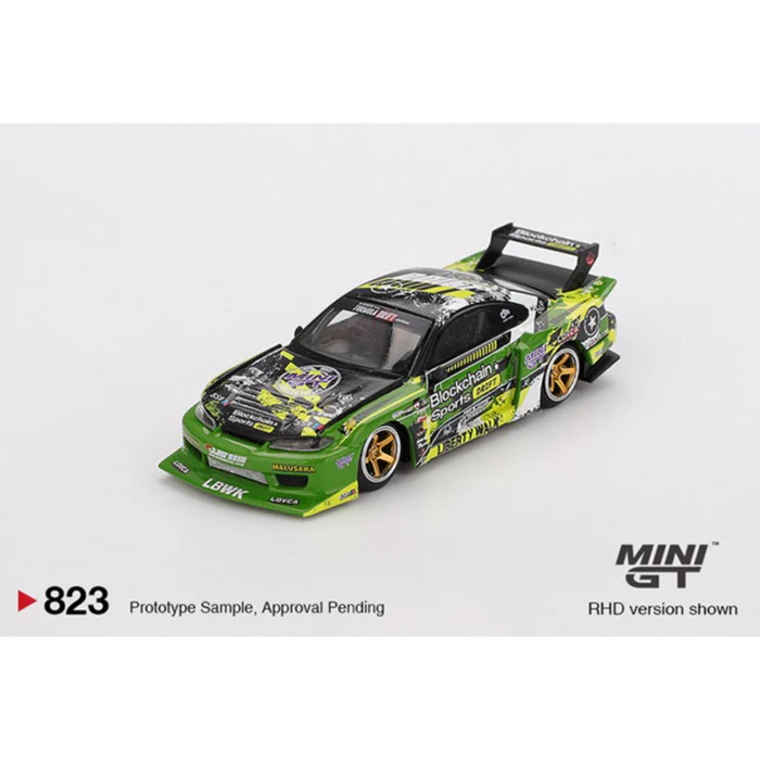Mini GT MGT00823-R 1/64 Nissan LB-Super Silhouette S15 SILVIA #555 V2  2024 Formula Drift Japan - Image 2
