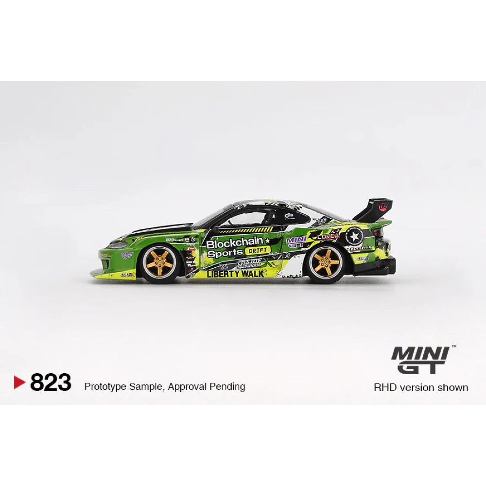 Mini GT MGT00823-R 1/64 Nissan LB-Super Silhouette S15 SILVIA #555 V2  2024 Formula Drift Japan - Image 5